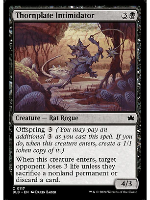 Thornplate Intimidator | Español | NM | BLB