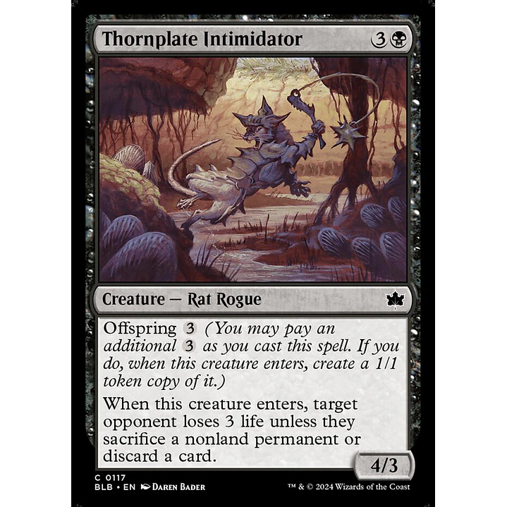 Thornplate Intimidator | Español | NM | BLB 1
