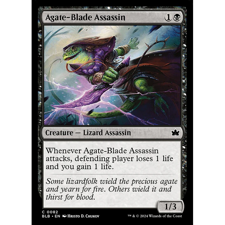 Agate-Blade Assassin | Español | NM | BLB 1