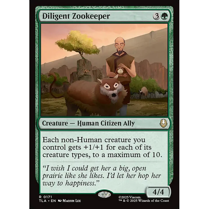 Diligent Zookeeper (foil) | Inglés | NM | TLA 1