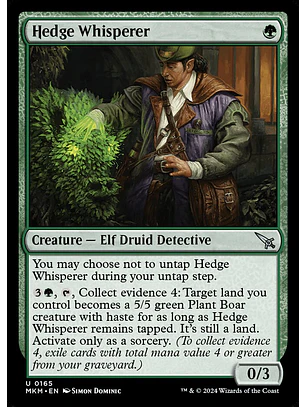 Hedge Whisperer (foil) | Español | NM | MKM