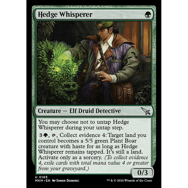 Hedge Whisperer (foil) | Español | NM | MKM 1