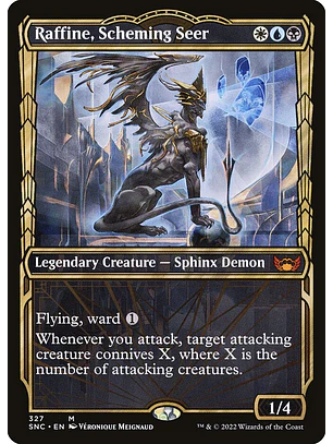 Raffine, Scheming Seer (Showcase foil) | Español | NM | SNC
