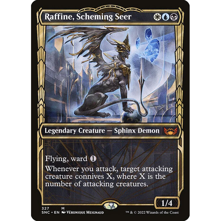 Raffine, Scheming Seer (Showcase foil) | Español | NM | SNC 1