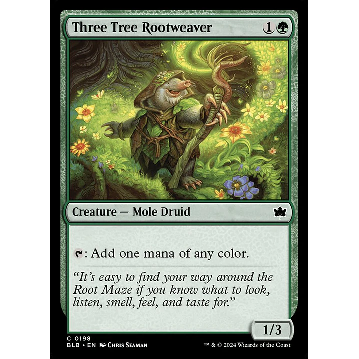 Three Tree Rootweaver | Español | NM | BLB 1