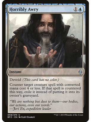Horribly Awry | Español | NM | BFZ