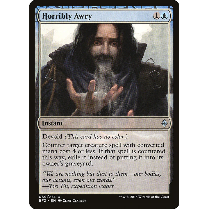 Horribly Awry | Español | NM | BFZ 1