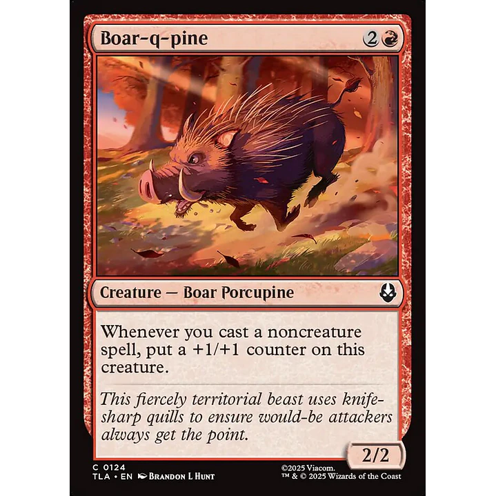 Boar-q-pine | Español | NM | TLA 1