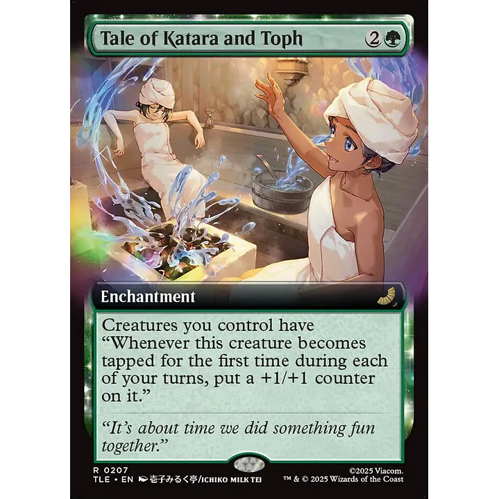 Tale of Katara and Toph (Extended Art foil) | Inglés | NM | TLE 1