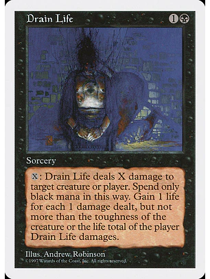 Drain Life (Retro Frame) | Español | NM | 5ED