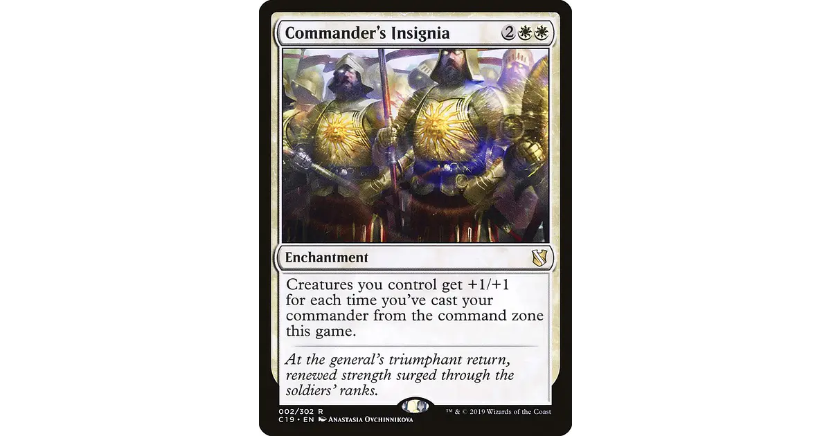 Commander's Insignia | Inglés | NM | C19