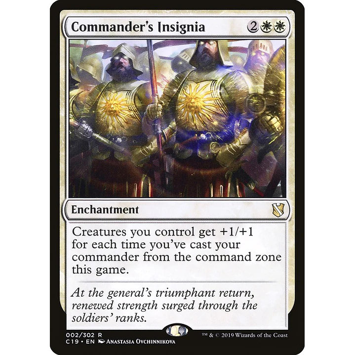 Commander's Insignia | Inglés | NM | C19 1