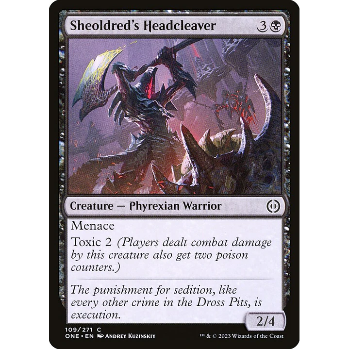 Sheoldred's Headcleaver (foil) | Español | NM | ONE 1
