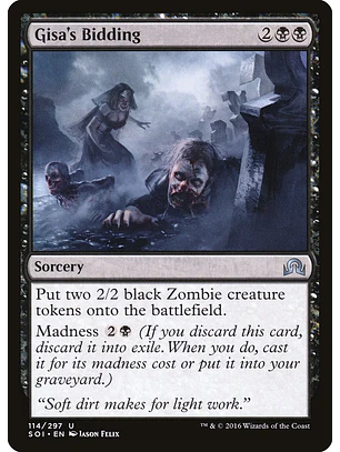 Gisa's Bidding | Español | NM | SOI