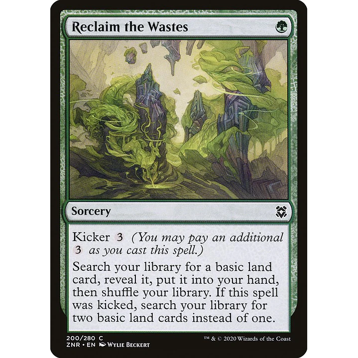 Reclaim the Wastes | Español | NM | ZNR 1