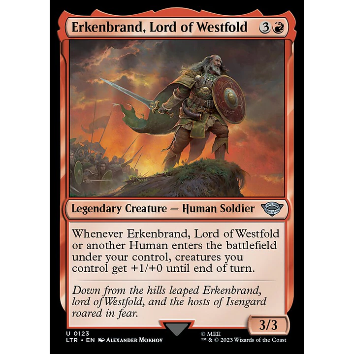 Erkenbrand, Lord of Westfold | Español | NM | LTR 1