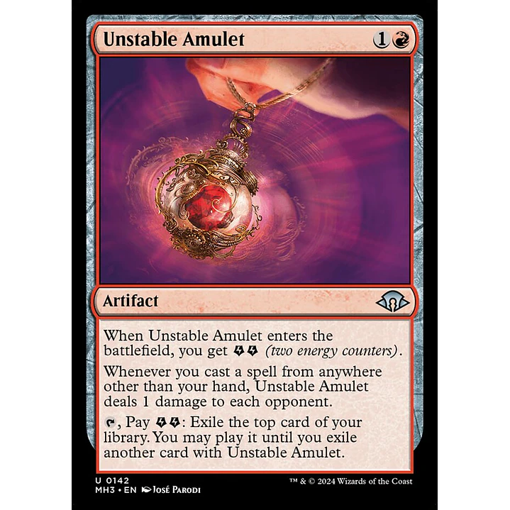 Unstable Amulet | Español | NM | MH3 1