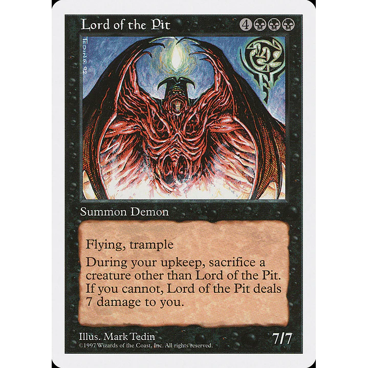 Lord of the Pit (Retro Frame) | Español | NM | 5ED 1