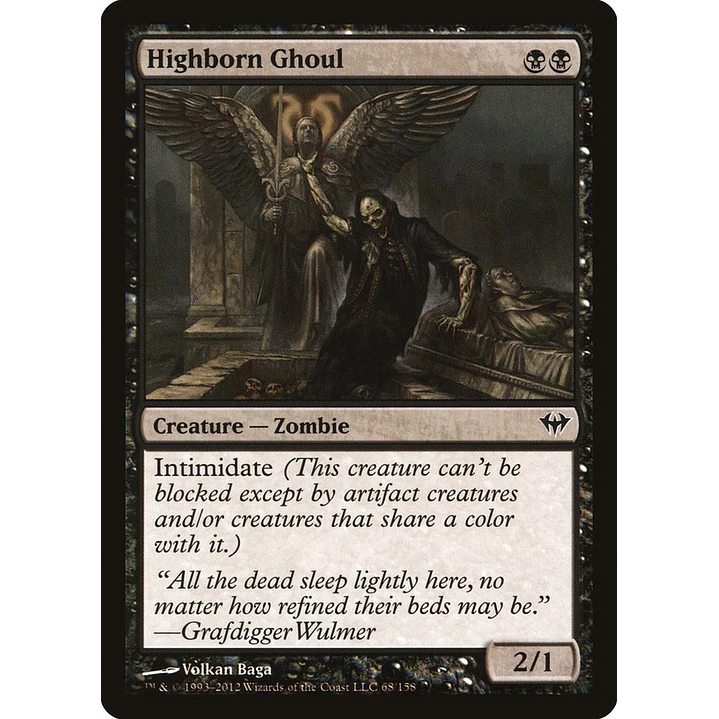 Highborn Ghoul | Inglés | NM | DKA 1