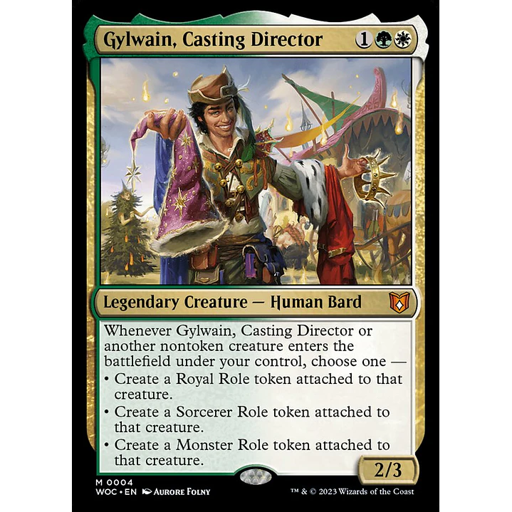 Gylwain, Casting Director (foil) | Inglés | NM | WOC 1
