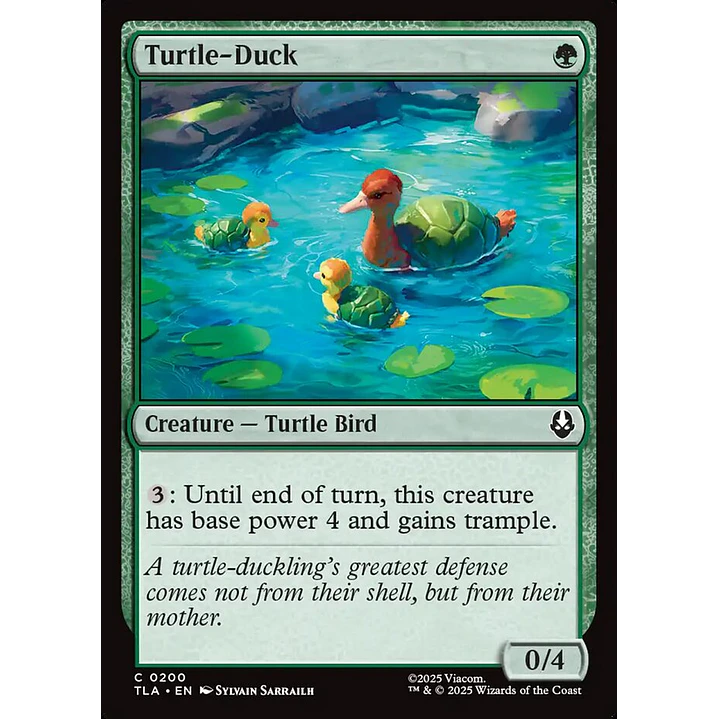 Turtle-Duck (foil) | Español | NM | TLA 1