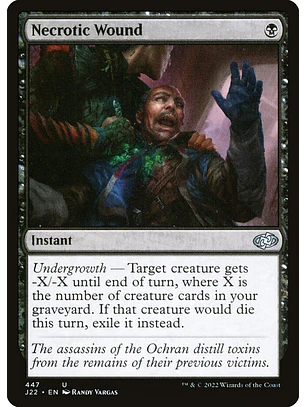 Necrotic Wound | Inglés | NM | J22