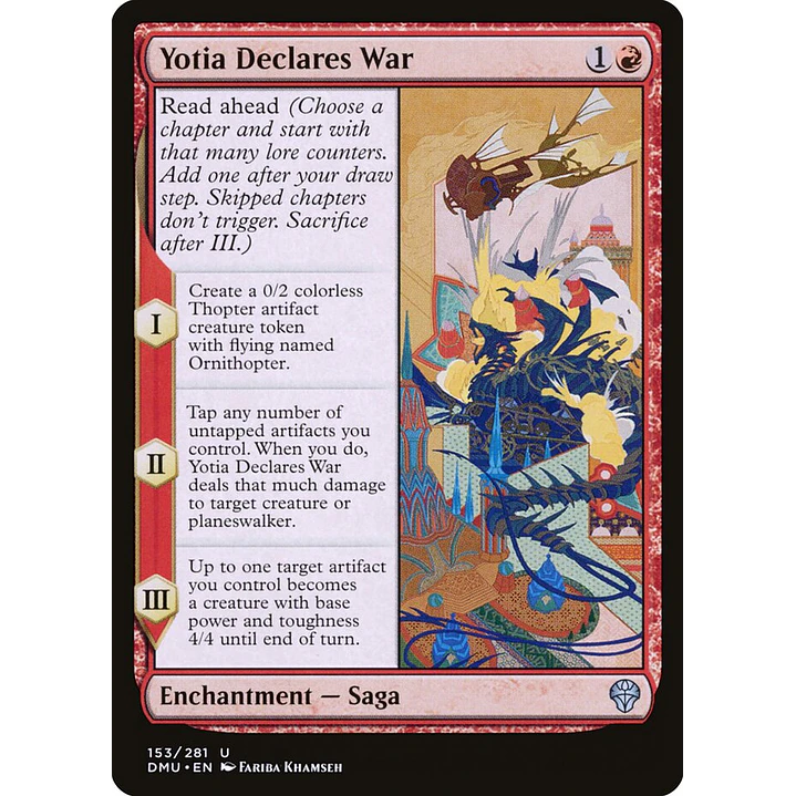 Yotia Declares War | Inglés | NM | DMU 1