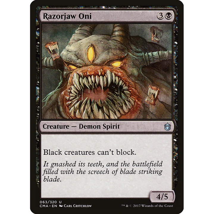 Razorjaw Oni | Inglés | NM | CMA 1