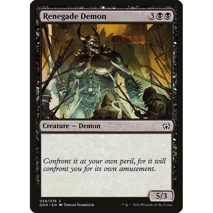 Renegade Demon | Inglés | NM | DDR 1