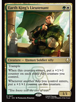 Earth King's Lieutenant (foil) | Inglés | NM | TLA
