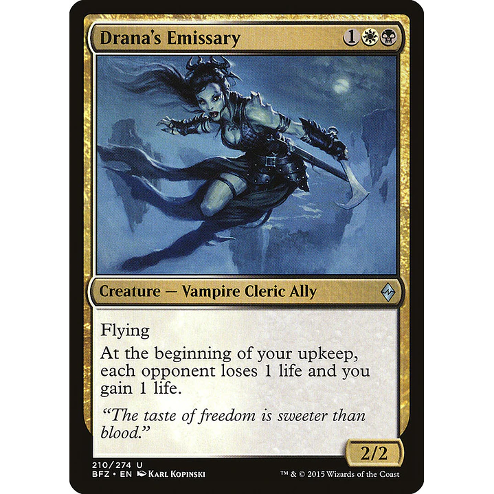 Drana's Emissary | Español | NM | BFZ 1