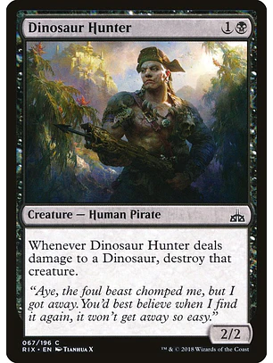 Dinosaur Hunter | Inglés | NM | RIX