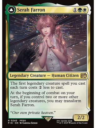 Serah Farron // Crystallized Serah | Inglés | NM | FIN