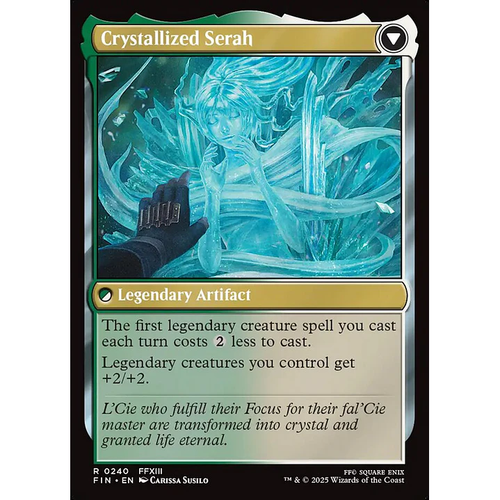 Serah Farron // Crystallized Serah | Inglés | NM | FIN 2