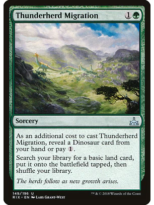 Thunderherd Migration | Español | NM | RIX