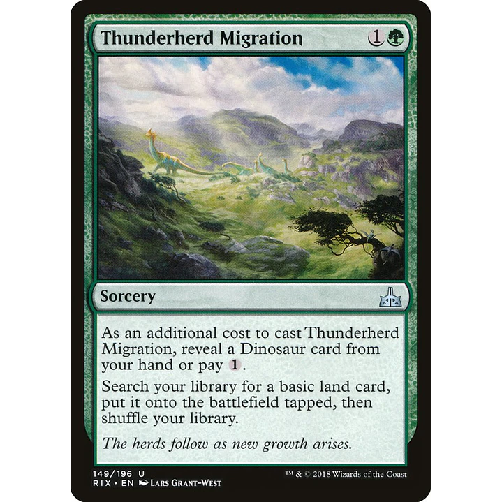 Thunderherd Migration | Español | NM | RIX 1