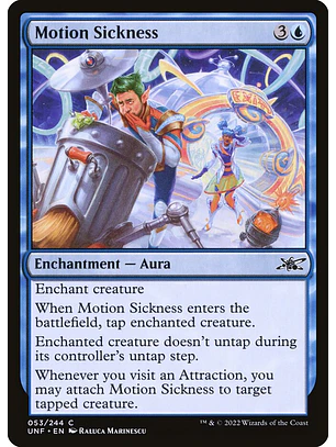 Motion Sickness | Inglés | NM | UNF