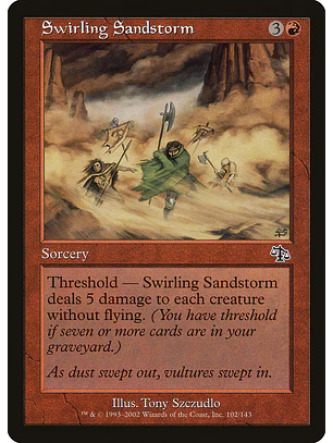 Swirling Sandstorm (Retro Frame) | Español | NM | JUD