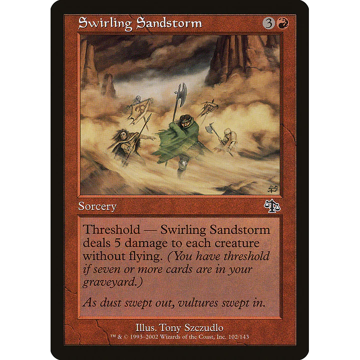 Swirling Sandstorm (Retro Frame) | Español | NM | JUD 1
