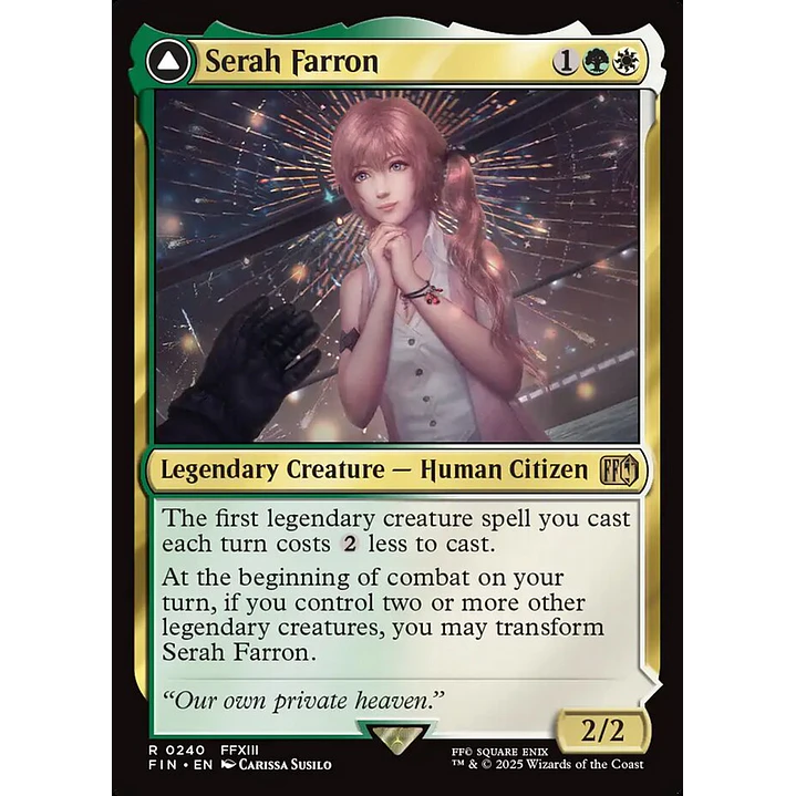 Serah Farron // Crystallized Serah (foil) | Inglés | NM | FIN 1
