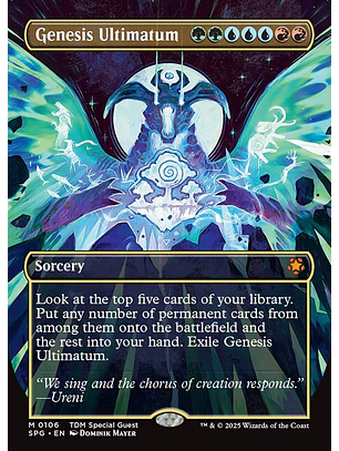 Genesis Ultimatum (Borderless) | Inglés | NM | SPG