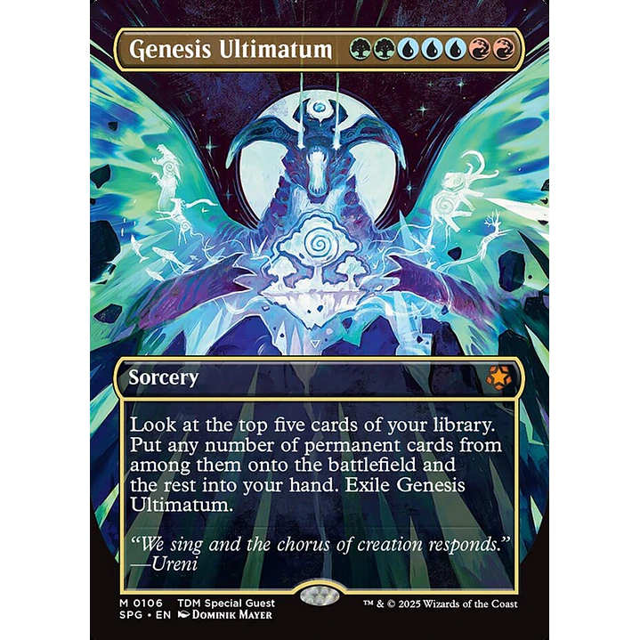 Genesis Ultimatum (Borderless) | Inglés | NM | SPG 1