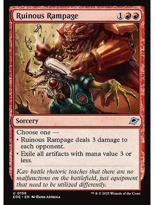 Ruinous Rampage | Inglés | NM | EOE