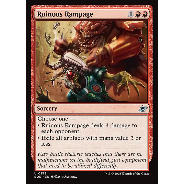 Ruinous Rampage | Inglés | NM | EOE 1