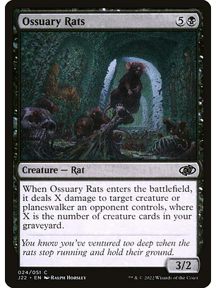 Ossuary Rats | Inglés | NM | J22
