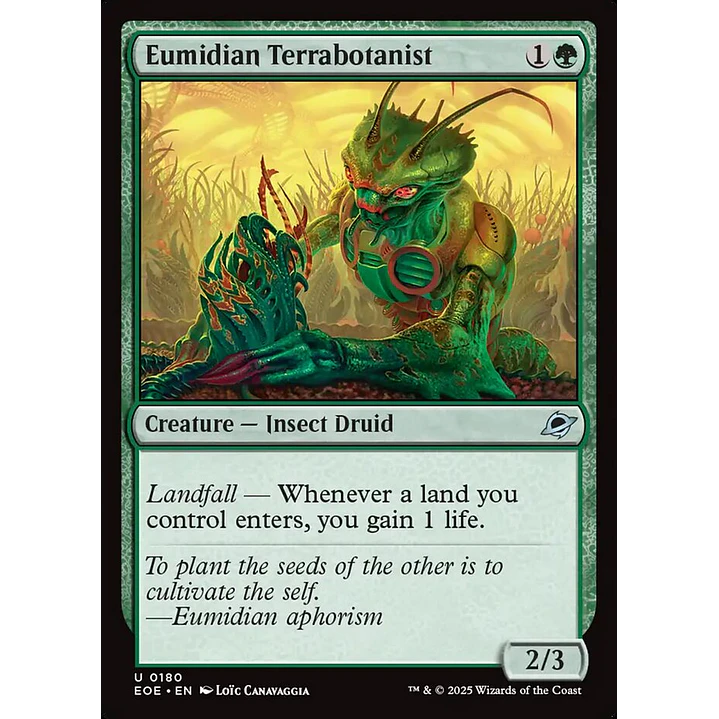 Eumidian Terrabotanist | Inglés | NM | EOE 1