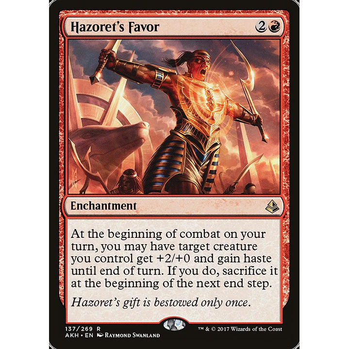 Hazoret's Favor | Español | NM | AKH 1