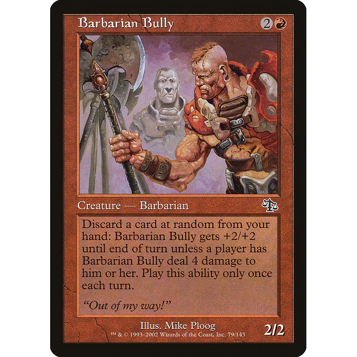 Barbarian Bully (Retro Frame) | Español | NM | JUD 1