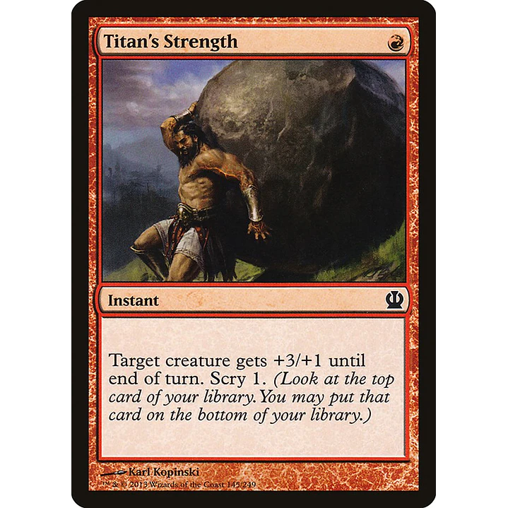Titan's Strength | Español | NM | THS 1