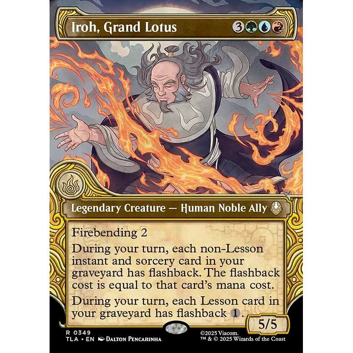 Iroh, Grand Lotus (Showcase) | Inglés | NM | TLA 1